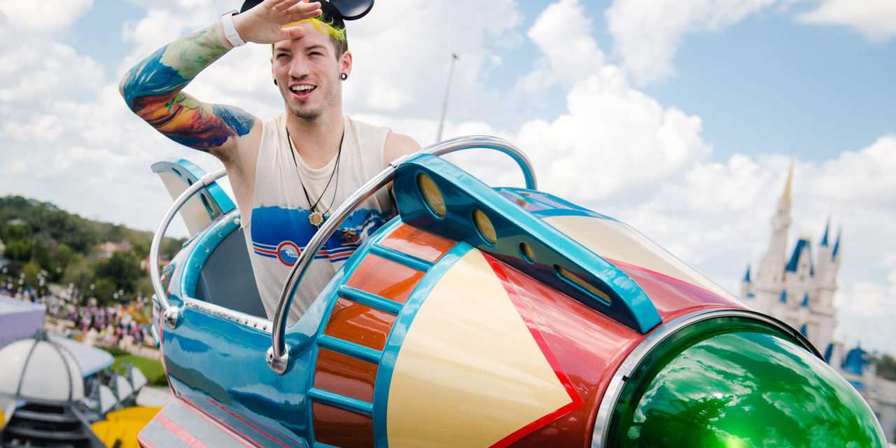 Twenty One Pilots Drummer Takes to the Skies at Magic Kingdom Park