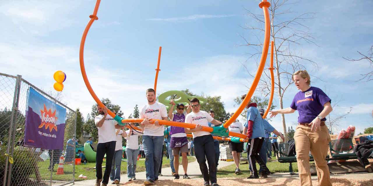 Anaheim Playground Transforms into New, Disney-Sponsored KaBOOM! Playground in Fewer Than Eight Hours