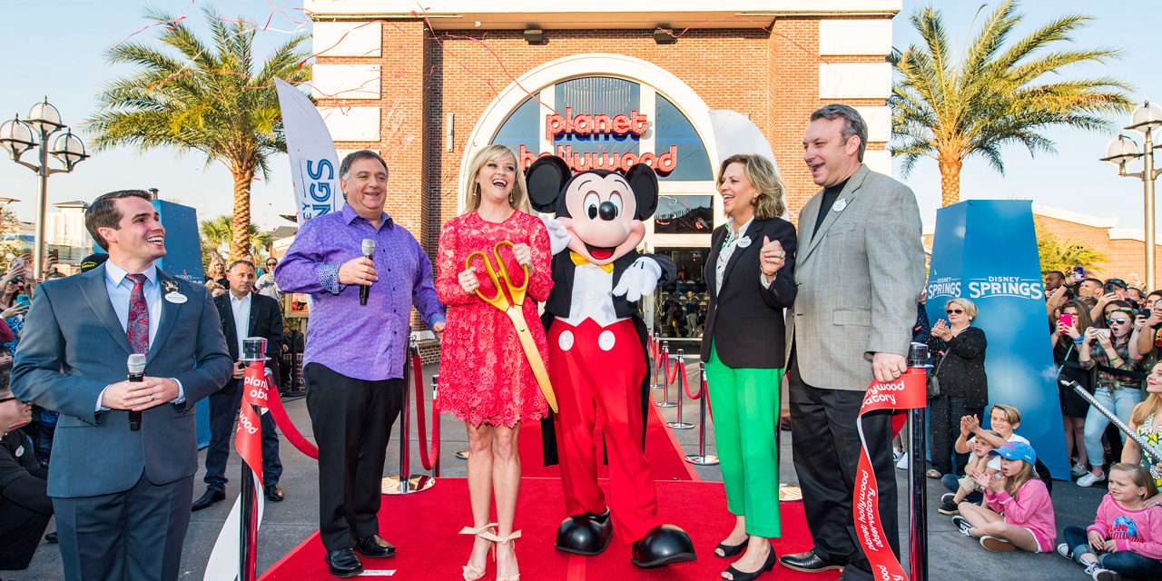 Actress and Producer Reese Witherspoon Opens Planet Hollywood Observatory at Disney Springs