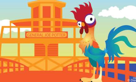 Disney Doodle: Hei Hei Takes On The Magic Kingdom Ferryboat