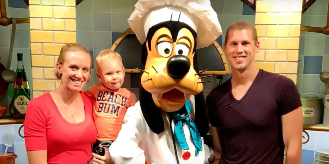 Seven-Time Medalist Dana Vollmer Visits the Disneyland Resort with Her Growing Family