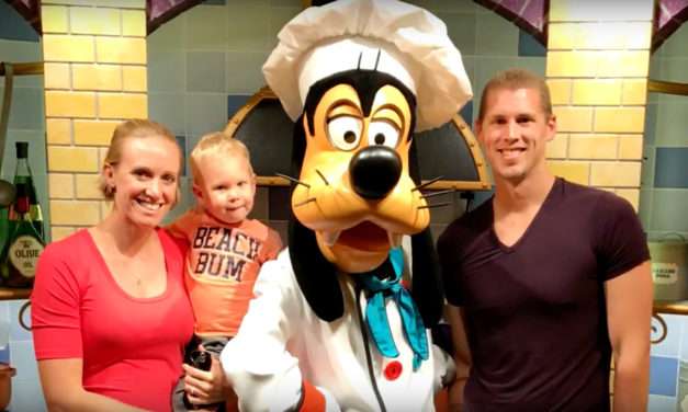 Seven-Time Medalist Dana Vollmer Visits the Disneyland Resort with Her Growing Family