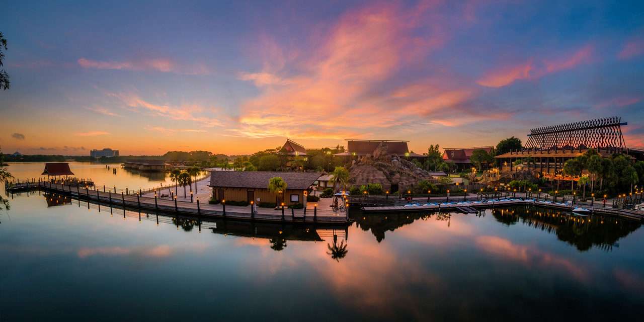 The Sun Rises on Disney’s Polynesian Village Resort