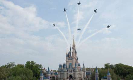 U.S. Navy Blue Angels Perform ‘Magical’ Flyovers at Magic Kingdom Park