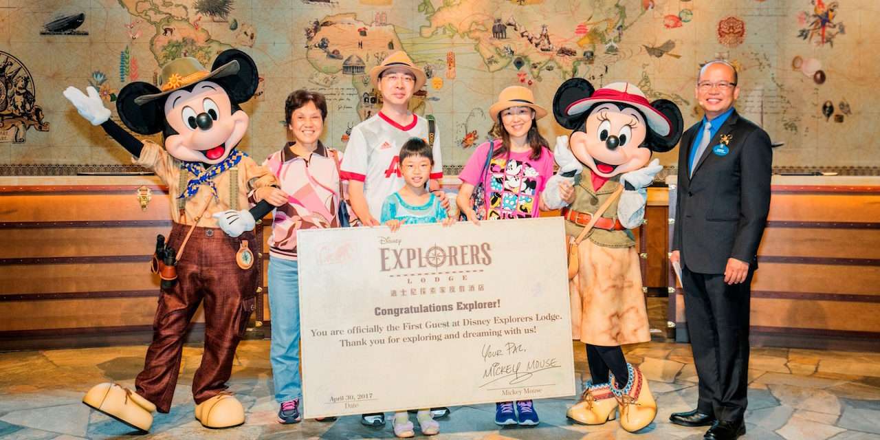 Hong Kong Disneyland Welcomes First Guests to Disney Explorers Lodge