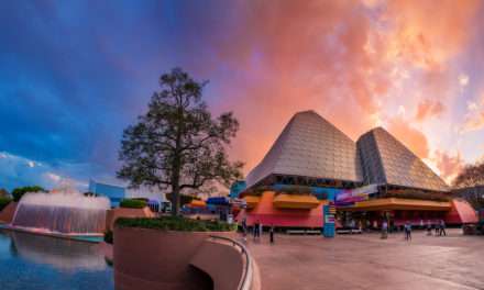 Disney Parks After Dark: Sunset at the Imagination Pavilion