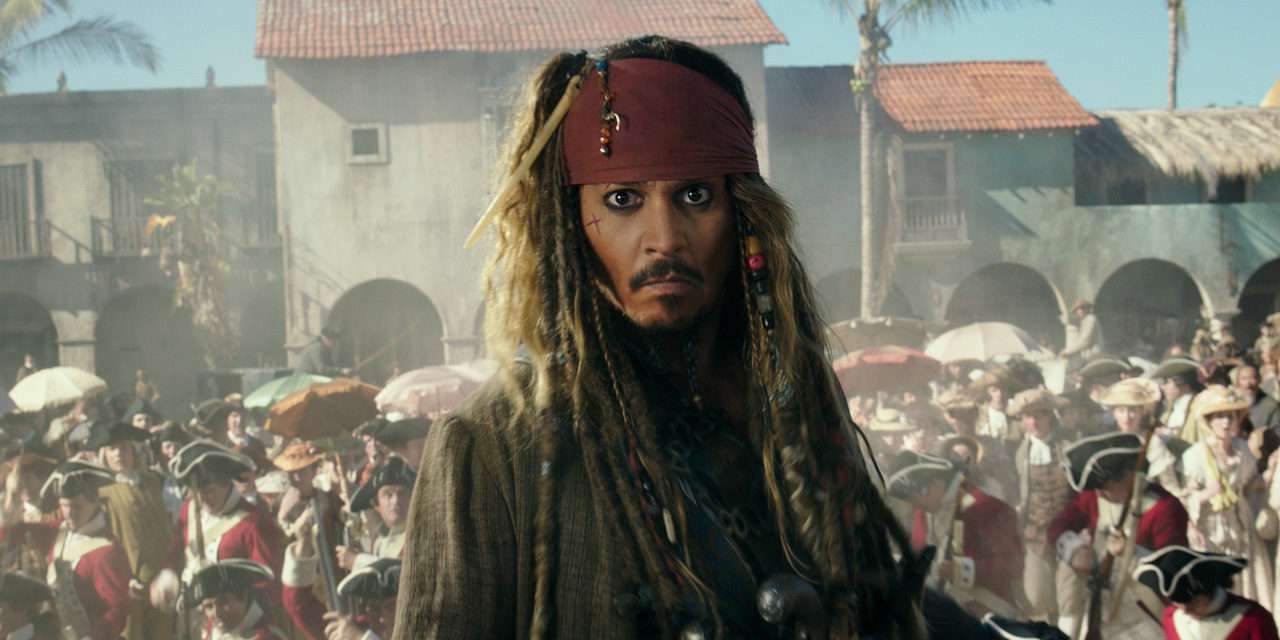 Johnny Depp Surprises Guests as Captain Jack Sparrow in Pirates of the Caribbean Attraction at Disneyland Park