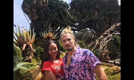 Actress Zoe Saldana Visits Pandora – The World of Avatar at Disney’s Animal Kingdom