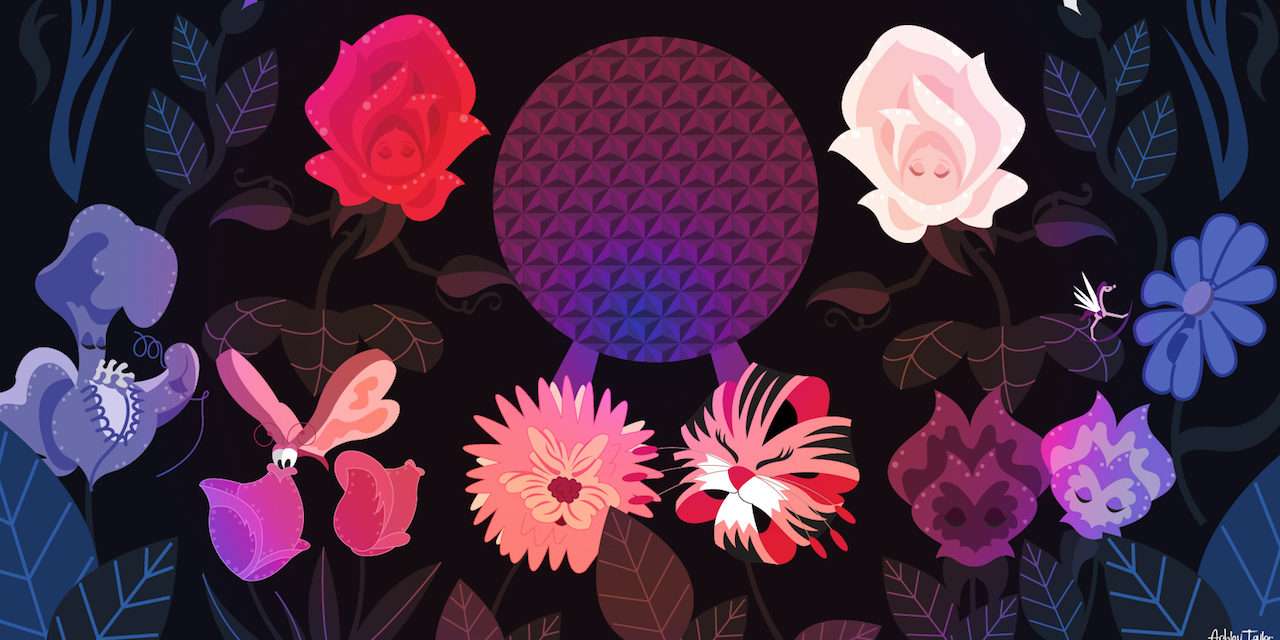 Disney Doodle: ‘Alice In Wonderland’ Flowers Enjoy The Epcot International Flower & Garden Festival