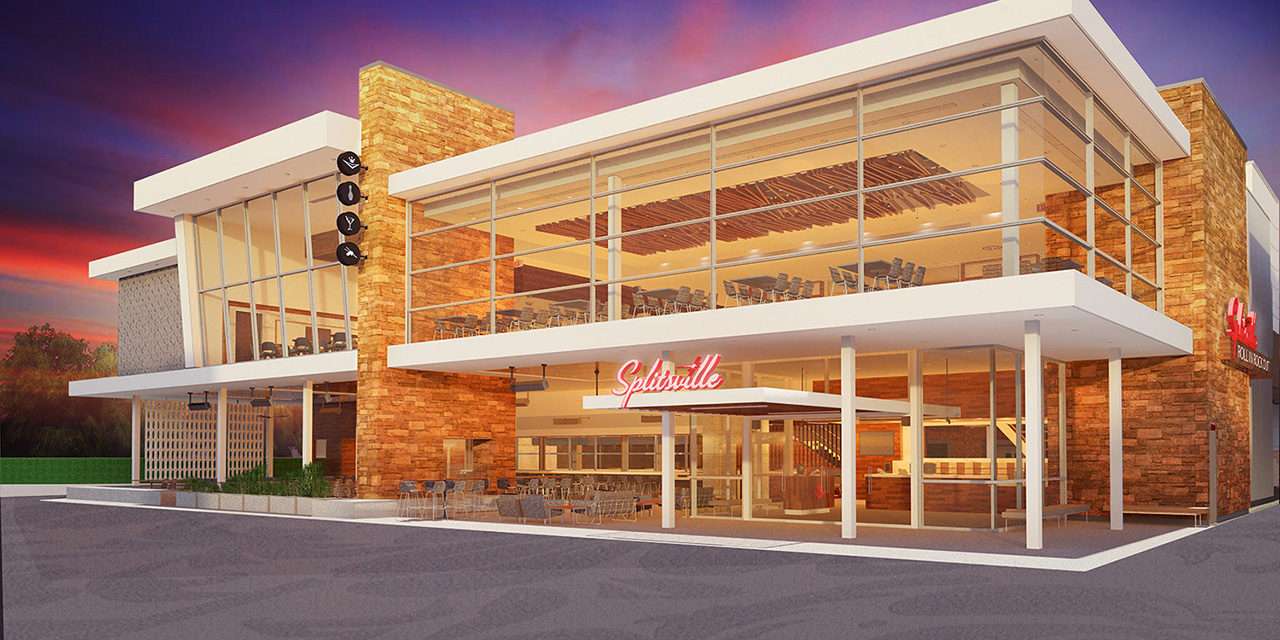 Take a Look! Splitsville Luxury Lanes Taking Shape in Downtown Disney District at the Disneyland Resort