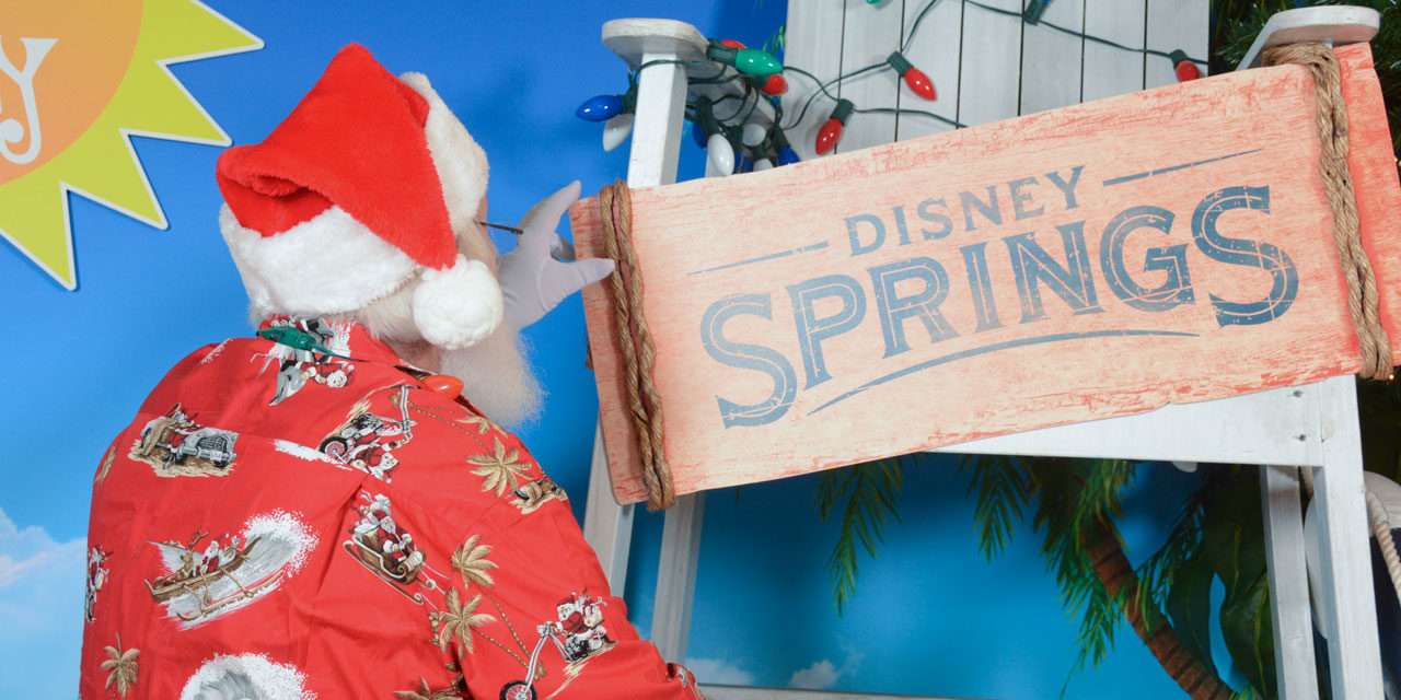 Celebrating Christmas in July at Disney Springs