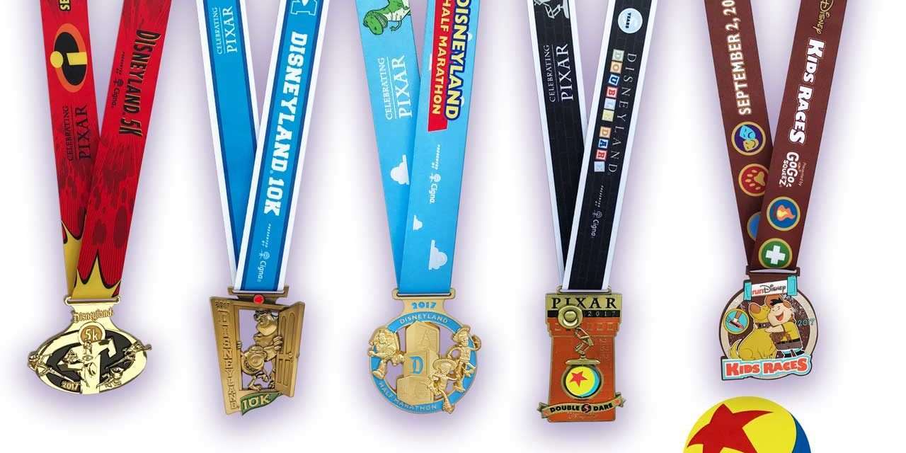 runDisney and Pixar Team Up on Disneyland Half Marathon Weekend Medals