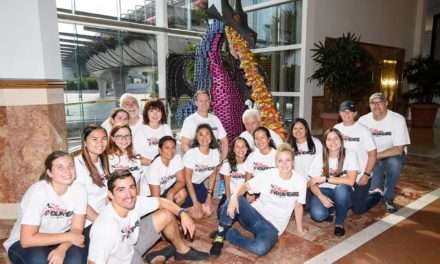 ‘Fantasmic!’ Dragon Comes to Life Overnight, Made Entirely of Canned and Packaged Food During CANstruction Orange County