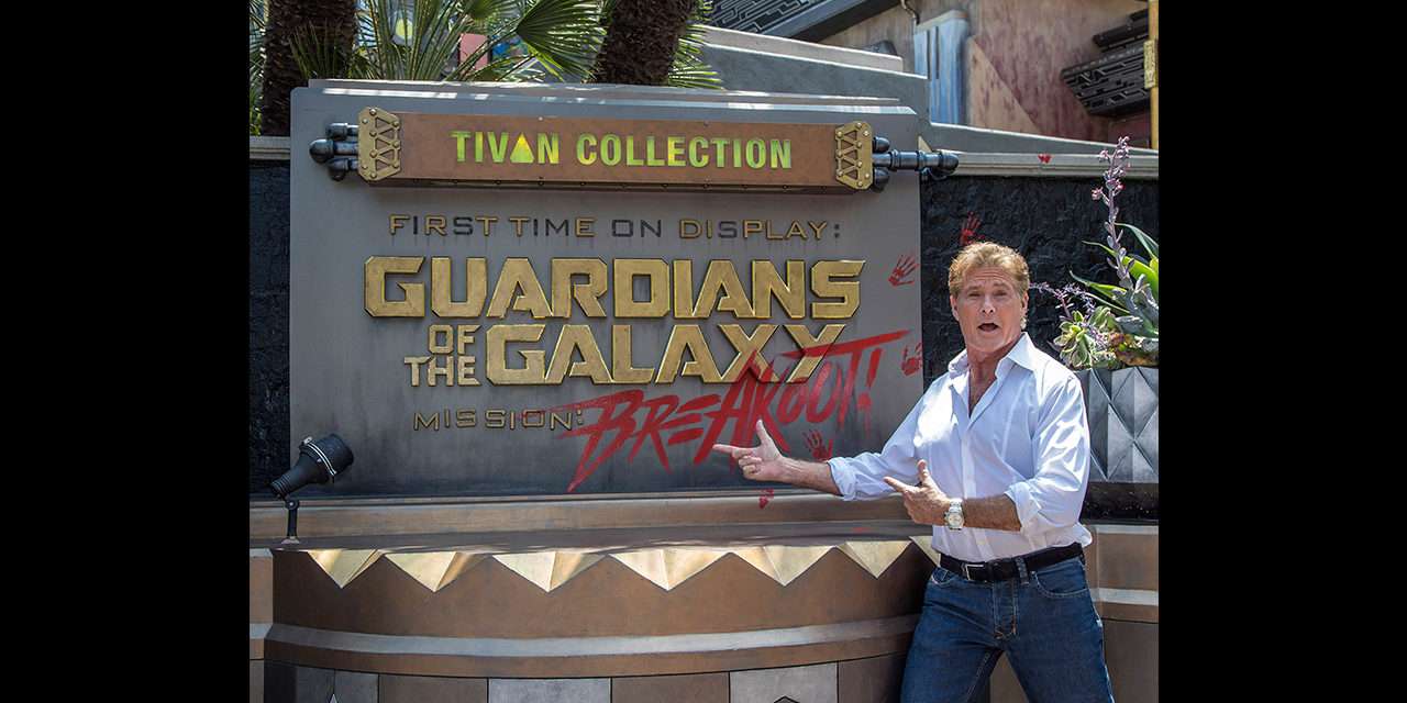 David Hasselhoff is On a Mission at Disney California Adventure Park