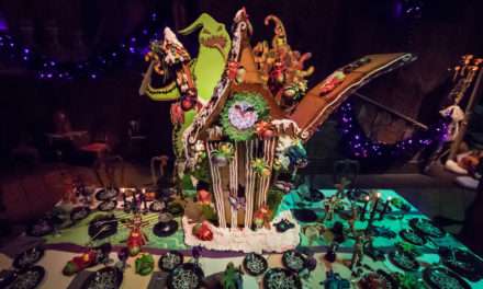 First Look: 2017 Haunted Mansion Holiday Gingerbread House at Disneyland Park