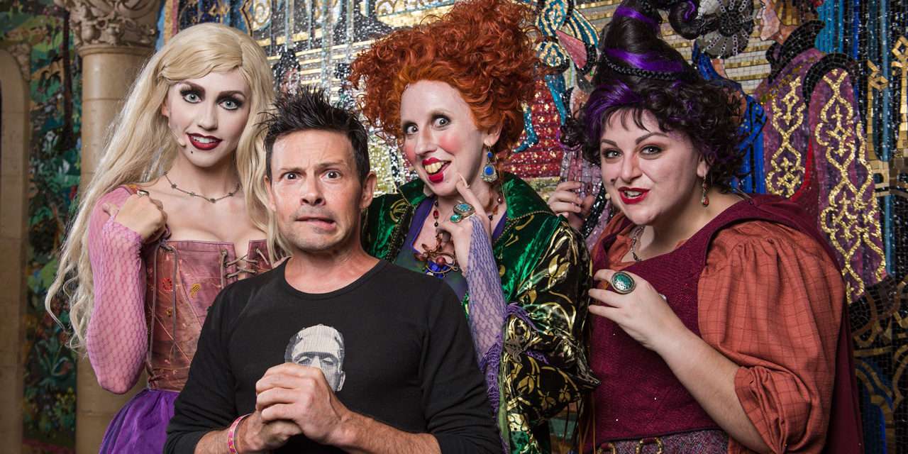 Actor Jason Marsden Gets Spooked by The Sanderson Sisters