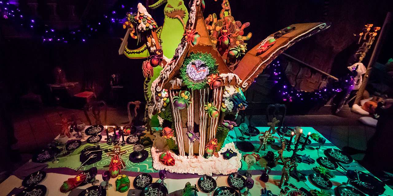 Time-Lapse Video Shows Haunted Mansion Holiday Gingerbread House Installation at Disneyland Park