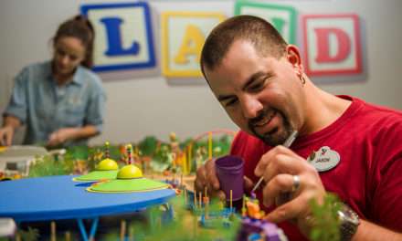 Imagineers Put Final Touches On The Toy Story Land Model For Walt Disney Presents