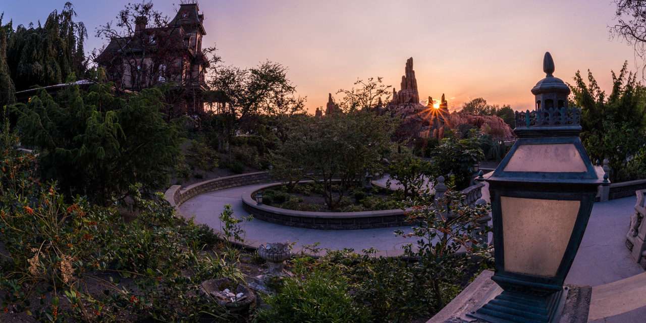 Disney Parks After Dark: Sunset at Phantom Manor at Disneyland Paris