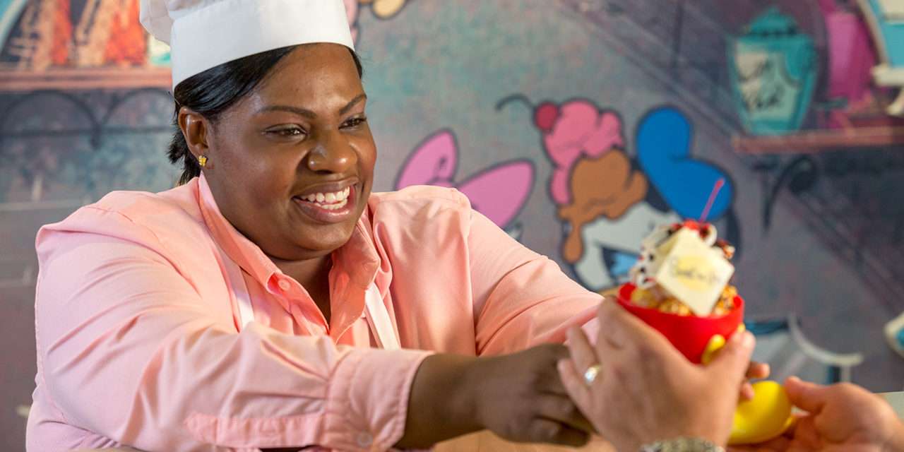 Caramel Waffle Cone Milkshake at Sweet on You Aboard the Disney Fantasy