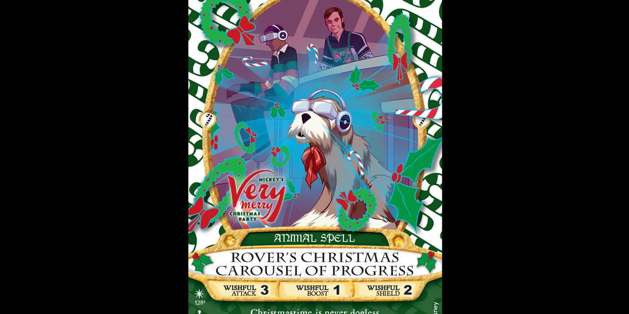 Rover’s Christmas Carousel of Progress Sorcerers of the Magic Kingdom Card