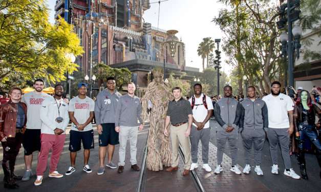 No. 2 Oklahoma and No. 3 Georgia Meet at Disneyland Resort Before College Football Playoff Semifinal at Rose Bowl Game