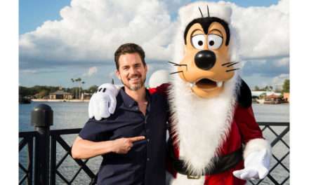 Actor Matt Bomer Shares Holiday Cheer at Epcot International Festival of the Holidays