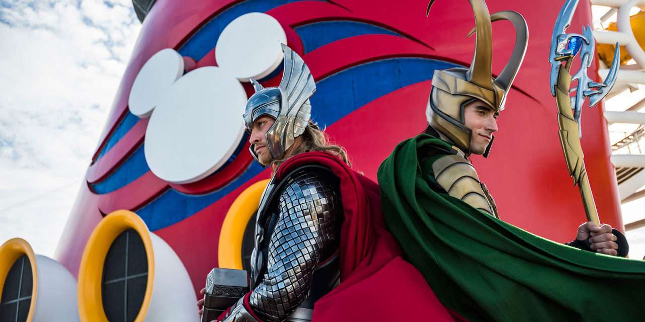 Loki Makes His Debut Alongside Thor at Marvel Day at Sea