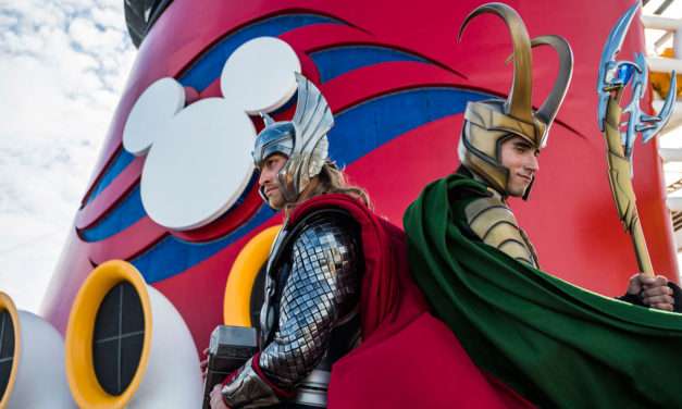 Loki Makes His Debut Alongside Thor at Marvel Day at Sea