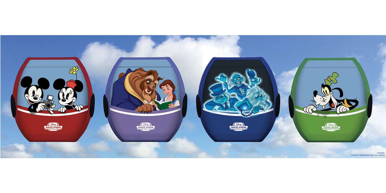 New Images of the Disney Skyliner Transportation System