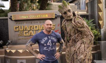 ‘Guardians of the Galaxy’ Star Dave Bautista Visits Disney California Adventure Park