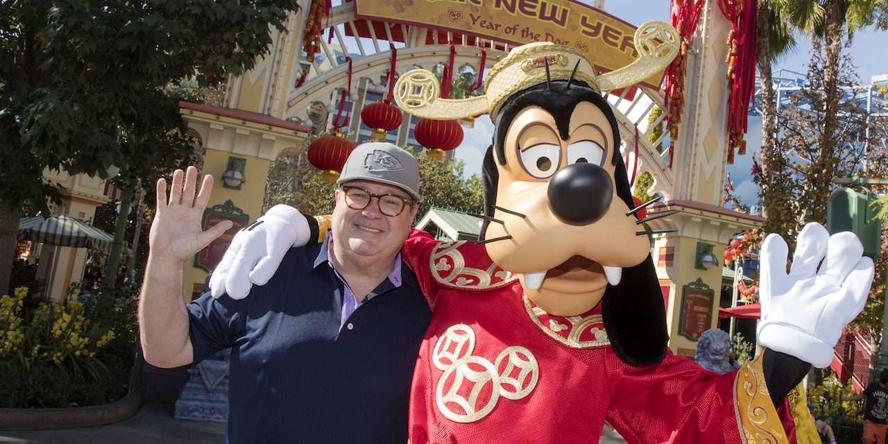 Actor Eric Stonestreet Celebrates Lunar New Year at Disney California Adventure Park