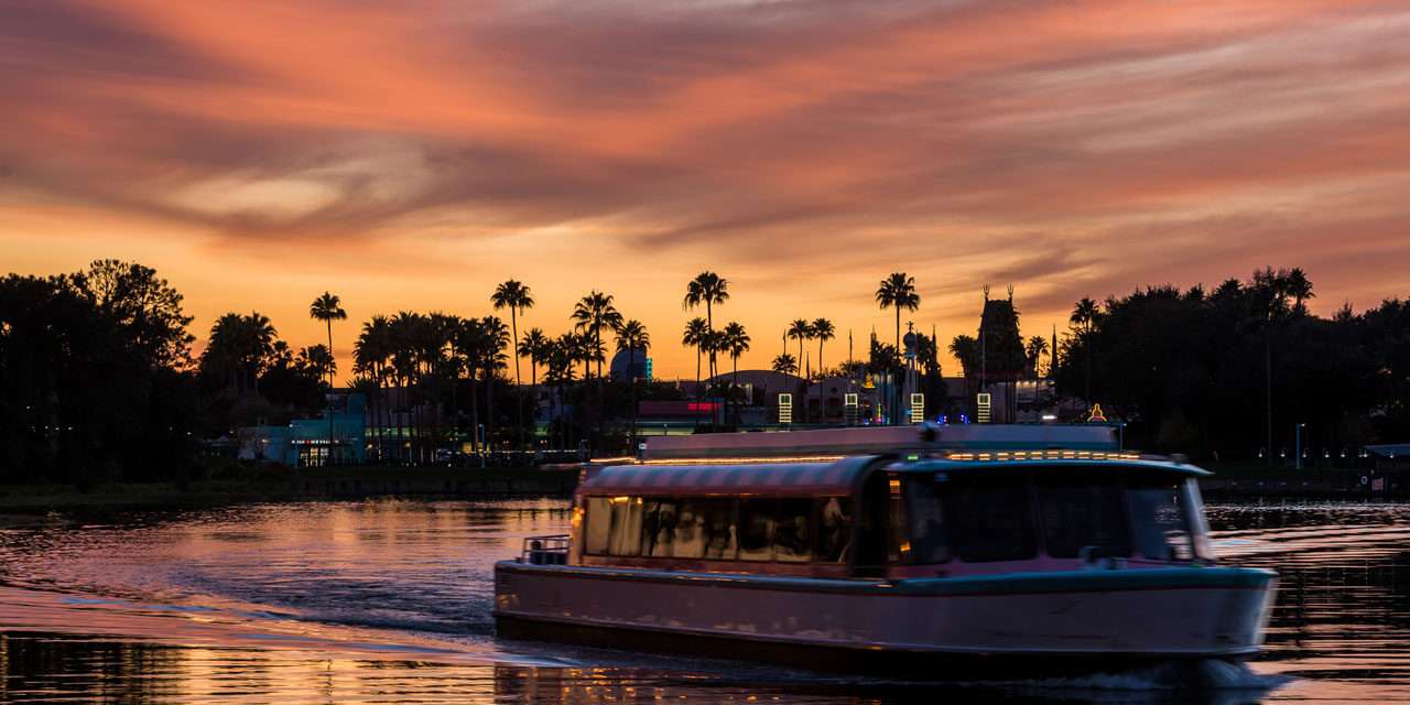 A Friendship Launch Sunset At Disney’s Hollywood Studios