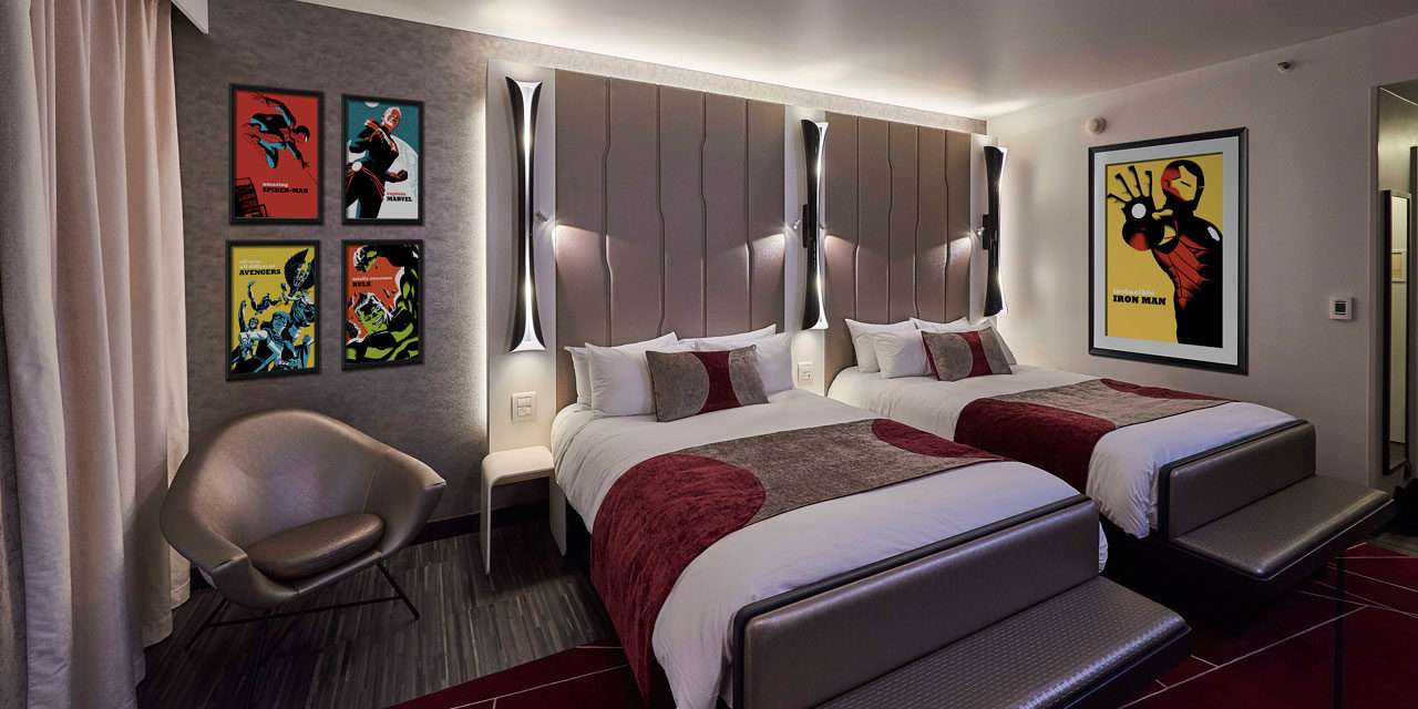 Peek Inside Disney’s Hotel New York – The Art of Marvel Resort Room At Disneyland Paris