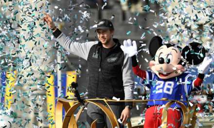 Philadelphia Eagles Star Quarterback Nick Foles Celebrates Super Bowl Title at Walt Disney World Resort