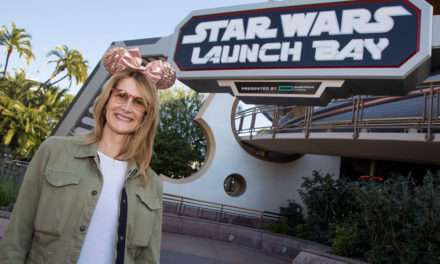 Actress Laura Dern Visits Star Wars Launch Bay at Disneyland Park