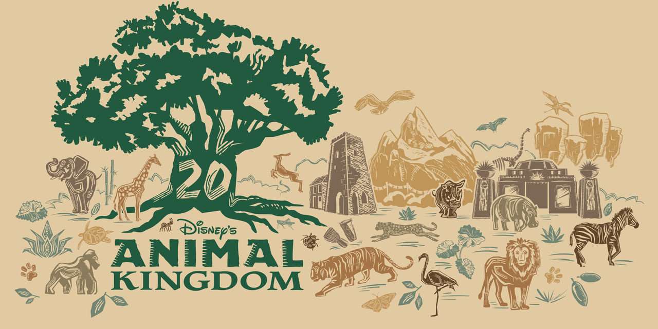 Iconic Centerpiece of Disney’s Animal Kingdom Inspires 20th Anniversary Merchandise Collection