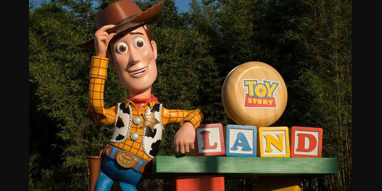 Woody Arrives in Toy Story Land at Walt Disney World Resort