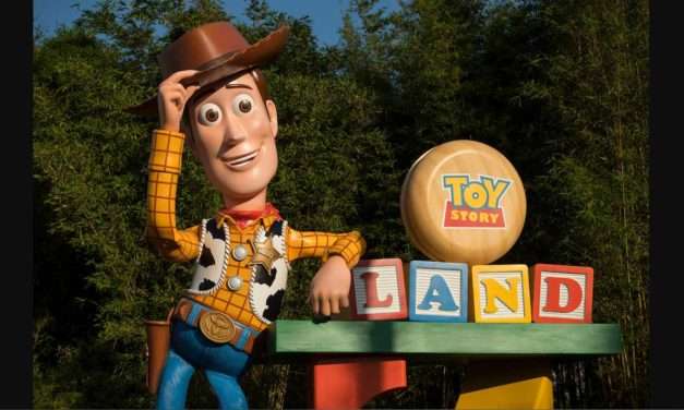 Woody Arrives in Toy Story Land at Walt Disney World Resort