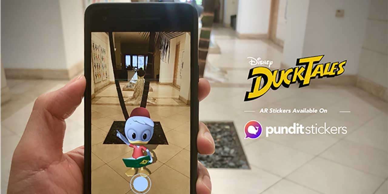 Woo-oo! DuckTales AR and Animated Stickers Launch on World’s Biggest Sticker App