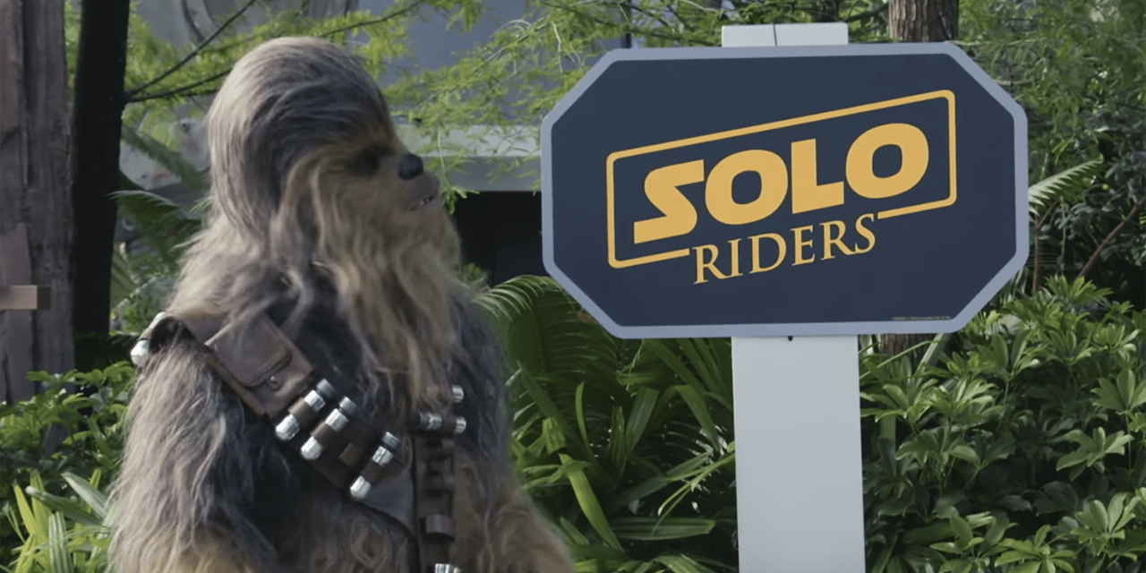 Chewbacca Flies by Disney’s Hollywood Studios in Search of a Solo rider Co-Pilot at Star Tours – The Adventures Continue