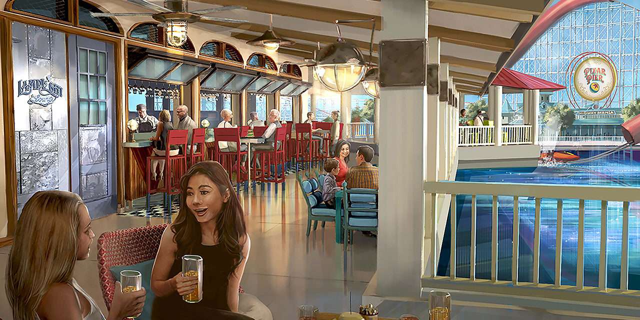 Wed, May 23, 2018 A Sneak ‘Pixar Pier’ Peek at Lamplight Lounge at Disney California Adventure Park