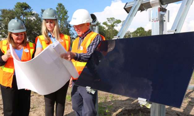 First Panel Installed at New Solar Facility Providing Power to Walt Disney World Resort