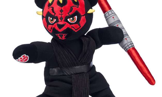 Legendary Star Wars Darth Maul Bear and Signature Lightsaber Unveiled at Build-A-Bear Workshop