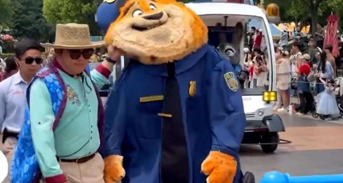 Zootopia’s Clawhauser Deflates: A Magical Mishap at Shanghai Disneyland