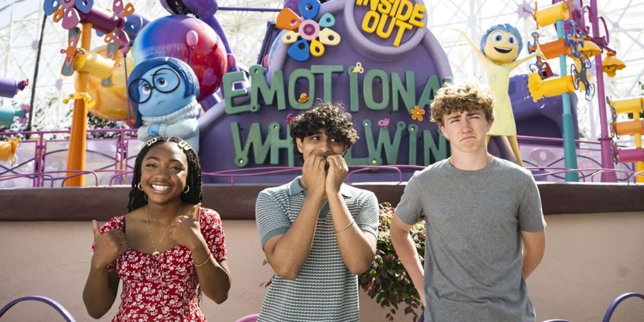 Pixar Fest Delight: Percy Jackson Cast Celebrates Inside Out 2 at Disneyland Resort