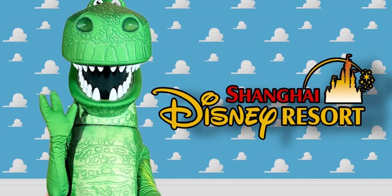 Exciting Debut: Rex from Toy Story Joins Shanghai Disneyland for Meet-and-Greets!