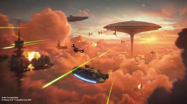 “Millennium Falcon: Smugglers Run Set to Soar with The Mandalorian Makeover at Disneyland!”